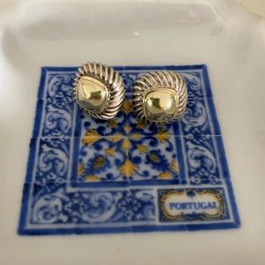 David Yurman Albion Two Tone earrings